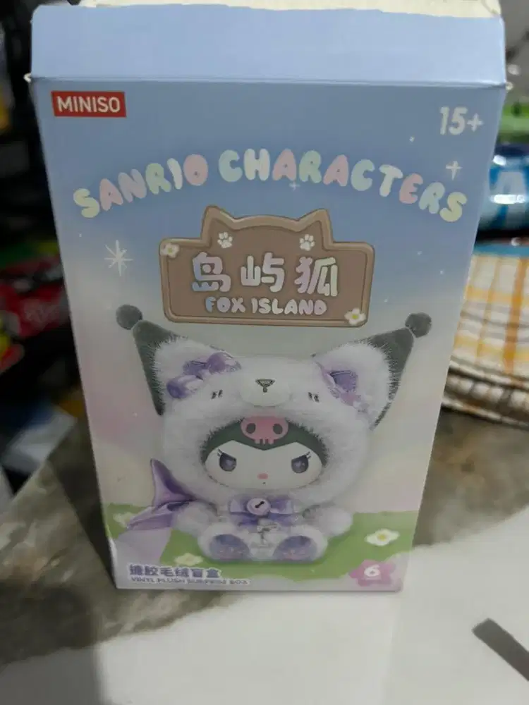 MINISO Sanrio Characters Fox Island Series Plush Blind Box Figure