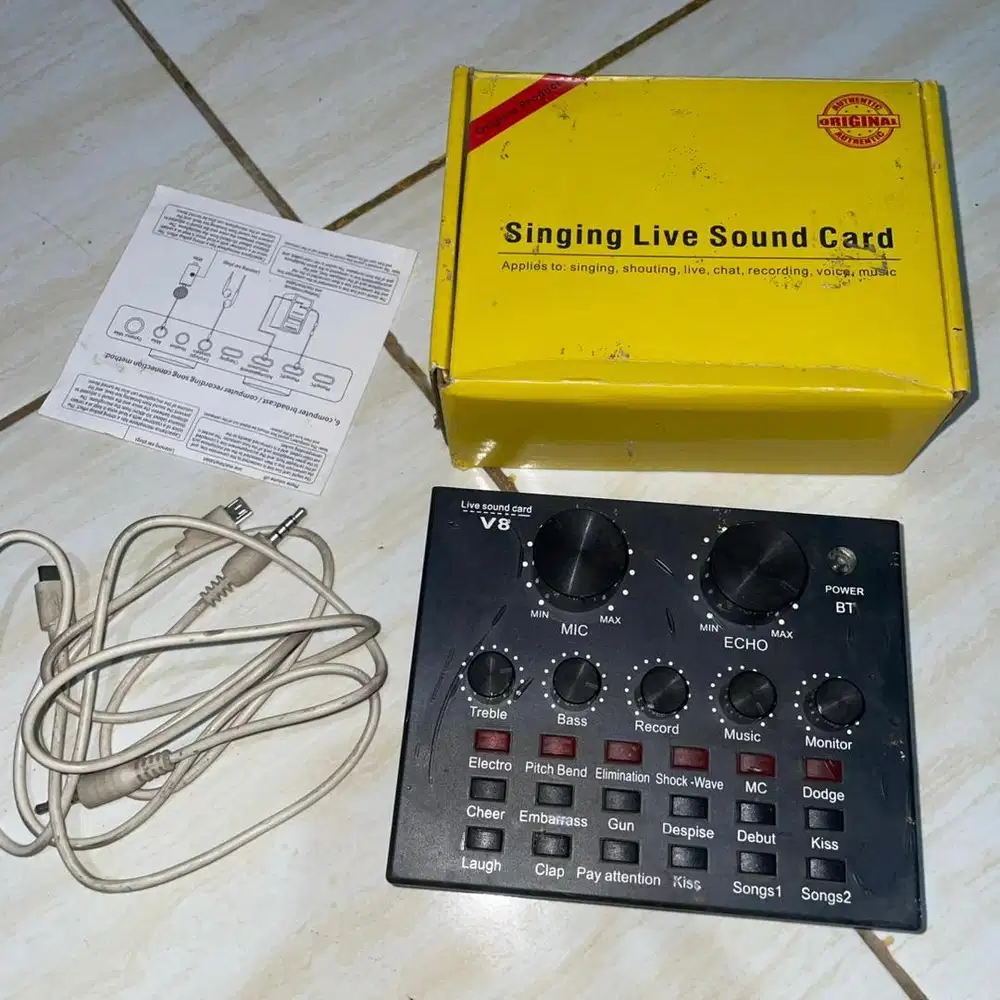 Sound Card V8 – Singing Live Sound Card