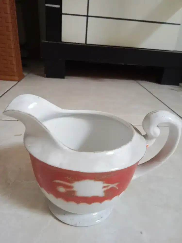 Cangkir Susu creamer Keramik jadul antik