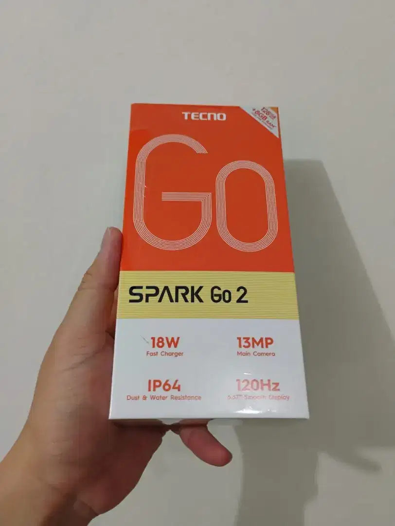Tecno Spark Go 2 4/128, BARU Garansi Resmi, Bisa COD