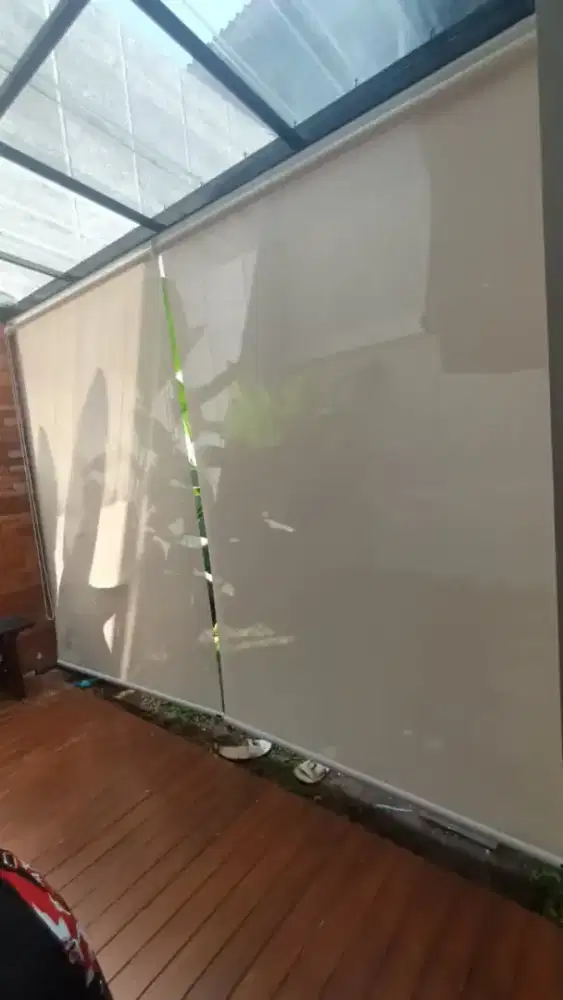 roller blind outdoor bahan anti air