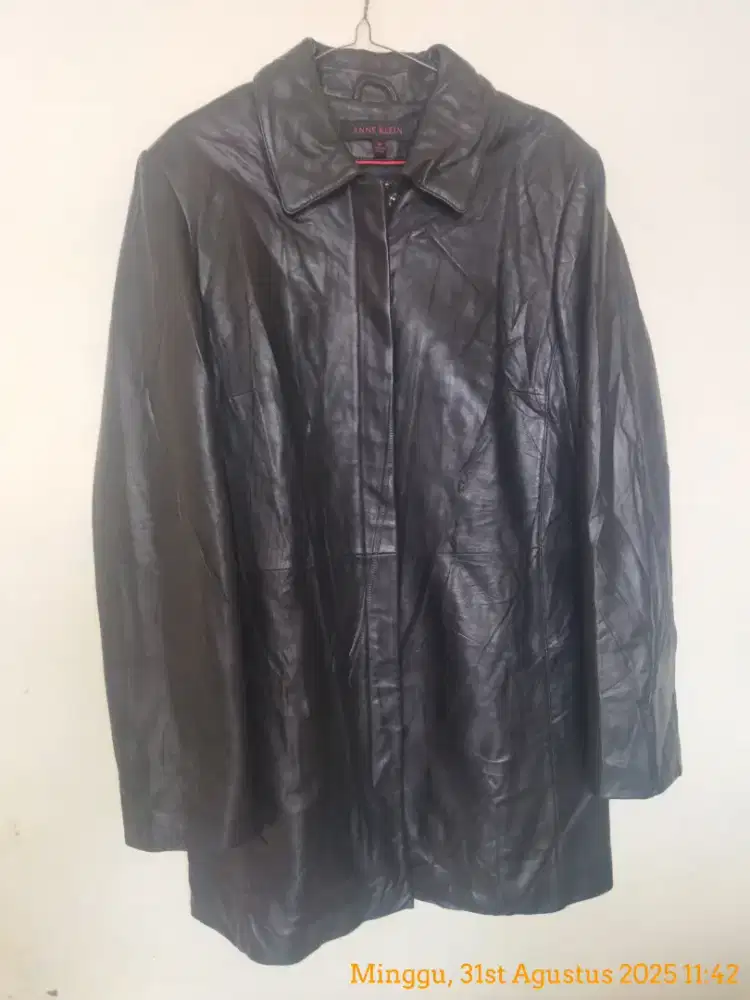 Jaket kulit domba asli