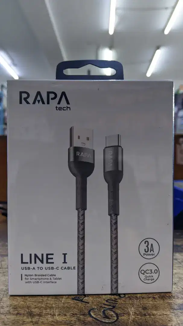 KABEL DATA TYPE-C RAPA TECH LINE 1