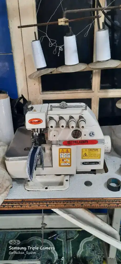 Mesin obras siruba benang 4 second/seken fullset