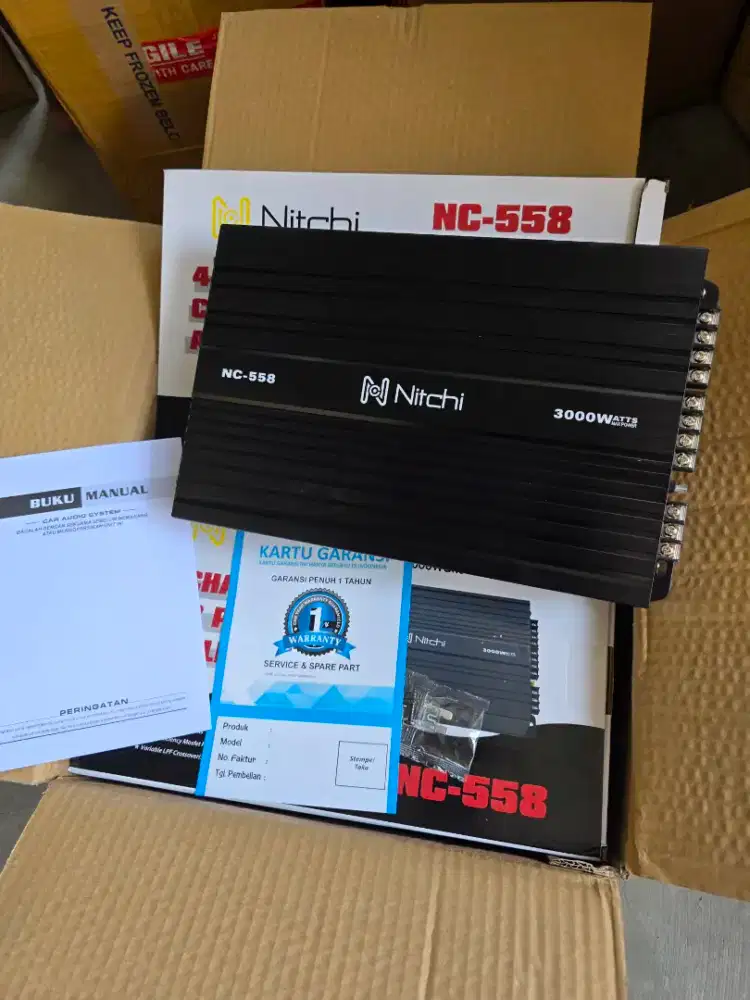 Power Audio 4Channel NITCHI NC558, Kualitas Bagus