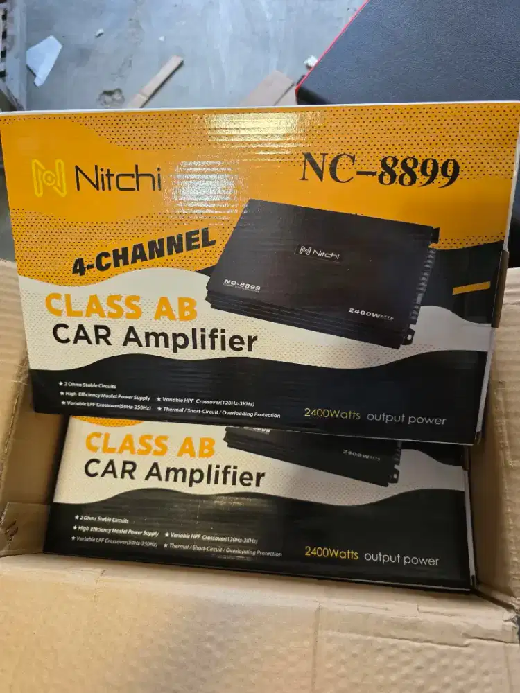Power Audio 4Channel Class AB NITCHI NC8899, Kualitas Bagus
