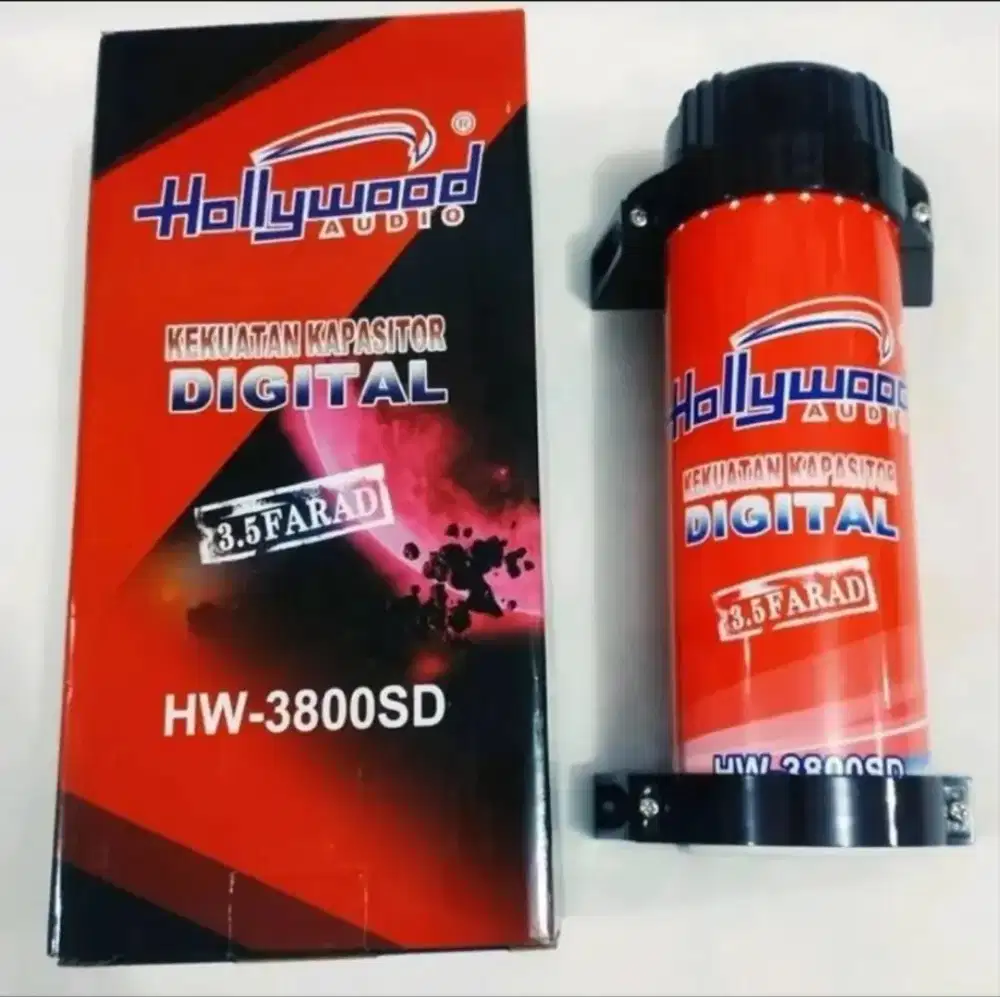 Capasitor Bank Hollywood HW-3800 SD Audio 3.5 Farad NEW Original