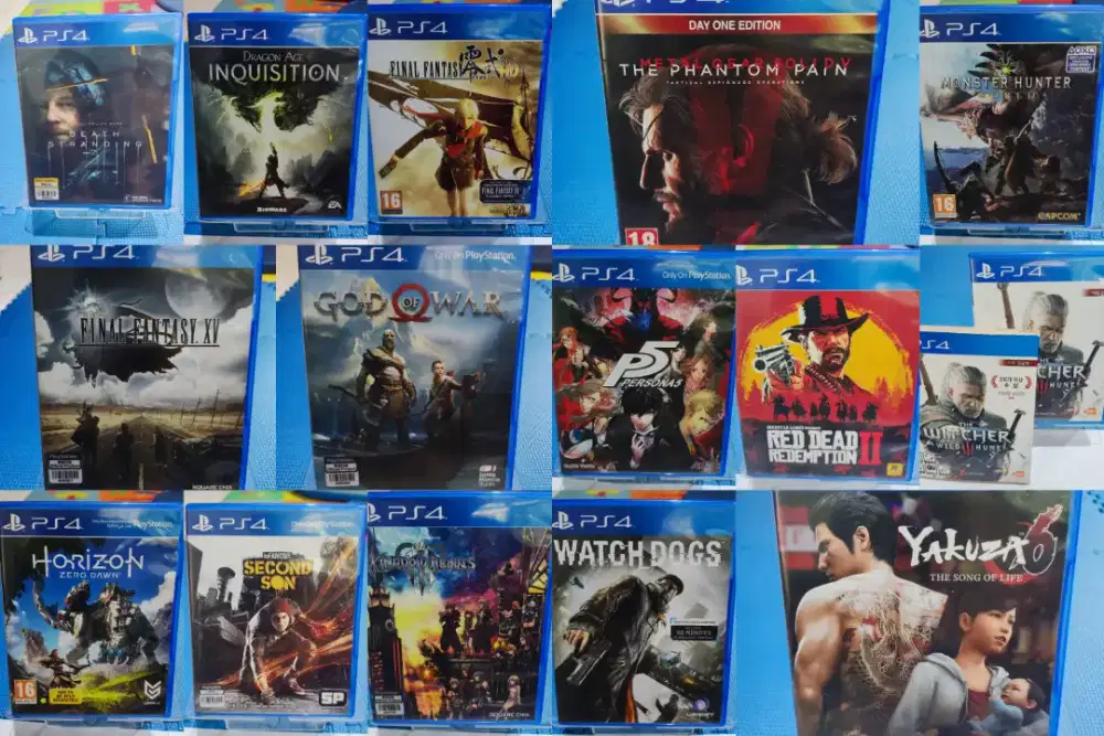 BD CD KASET PS4 ORIGINAL BERAGAM JUDUL