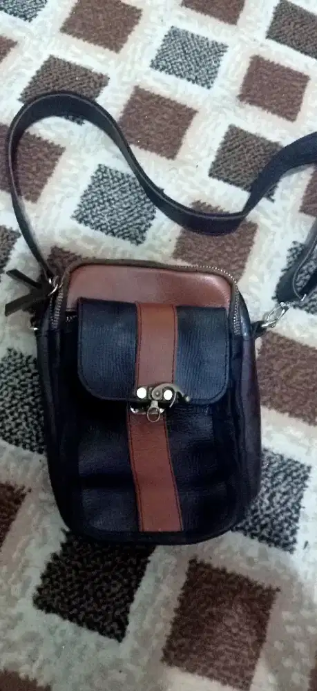 Tas kulit ramping elegan handmade leather