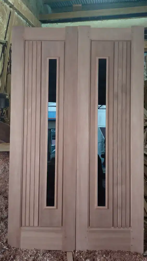 kusen pintu utama kayu jati tpk