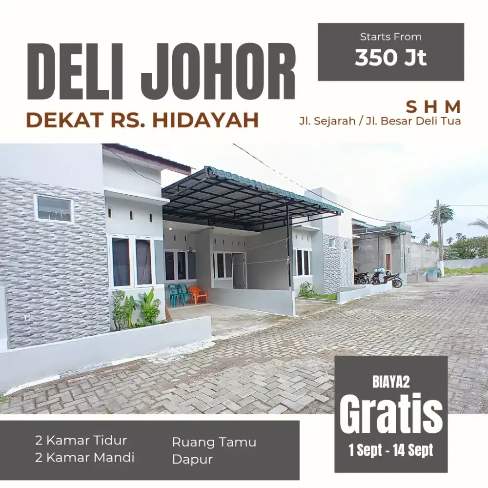 RUMAH SIAP HUNI DP 30 JT