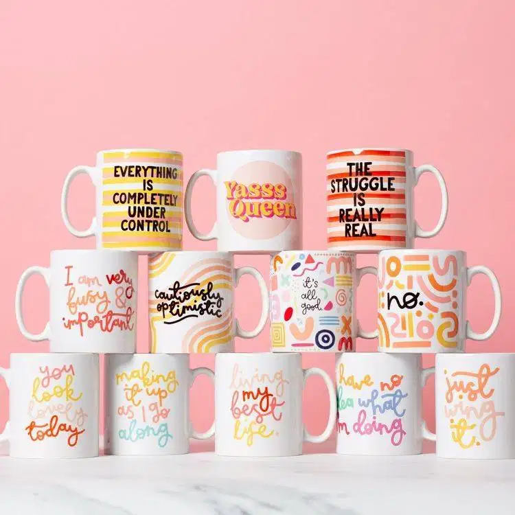 MUG coustom free design 25ribu/pcs minimal 2pcs