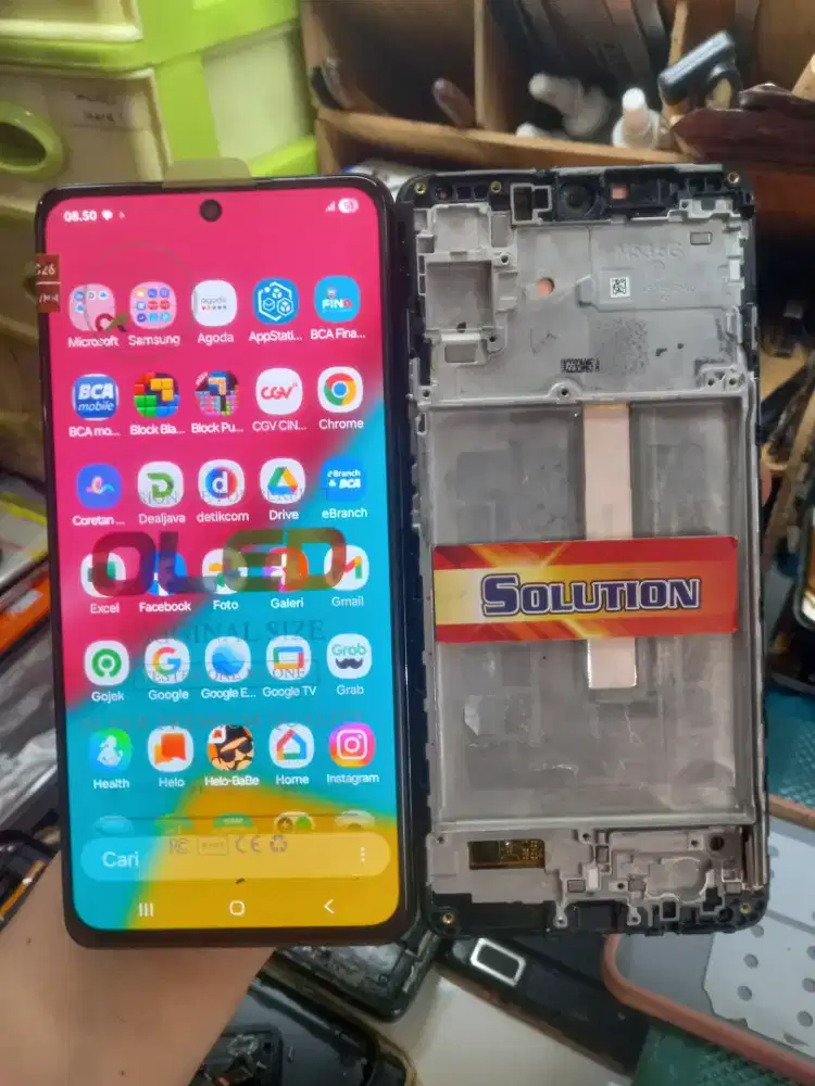 LCD TOUCHSCREEN SAMSUNG M53 / M52 ORI OLED + PASANG
