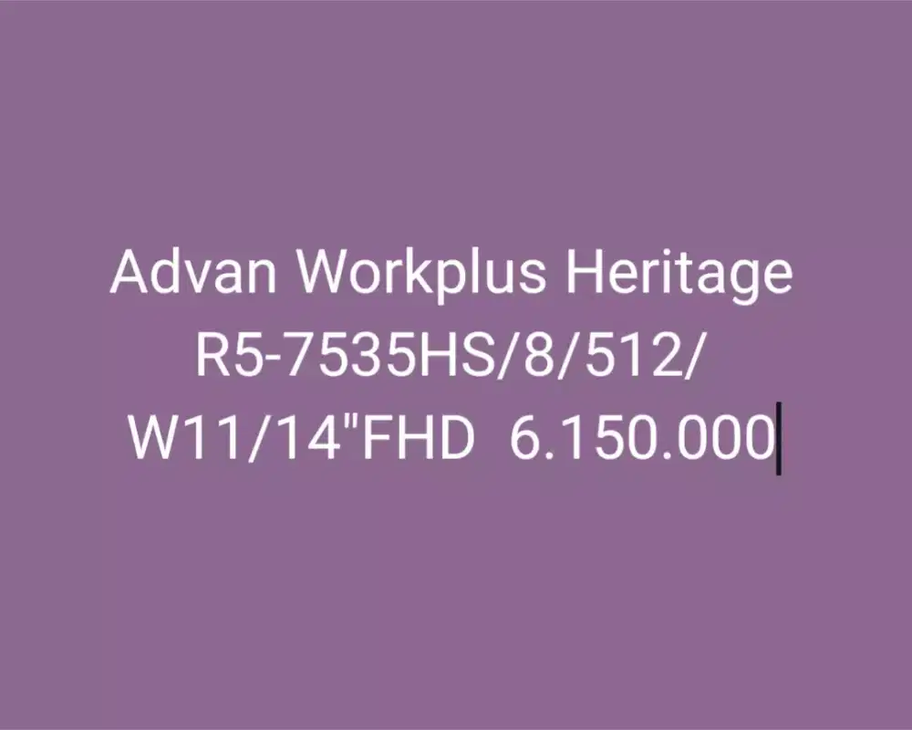 Advan Workplus Heritage
