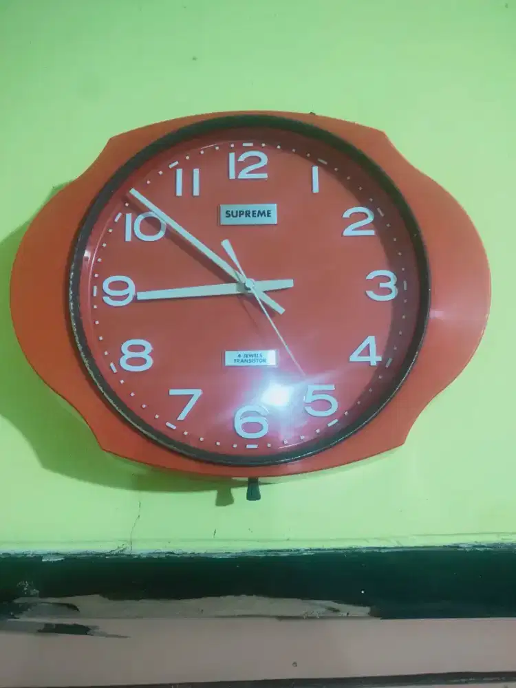 jam dinding jadul supreme jewels 4 transistor