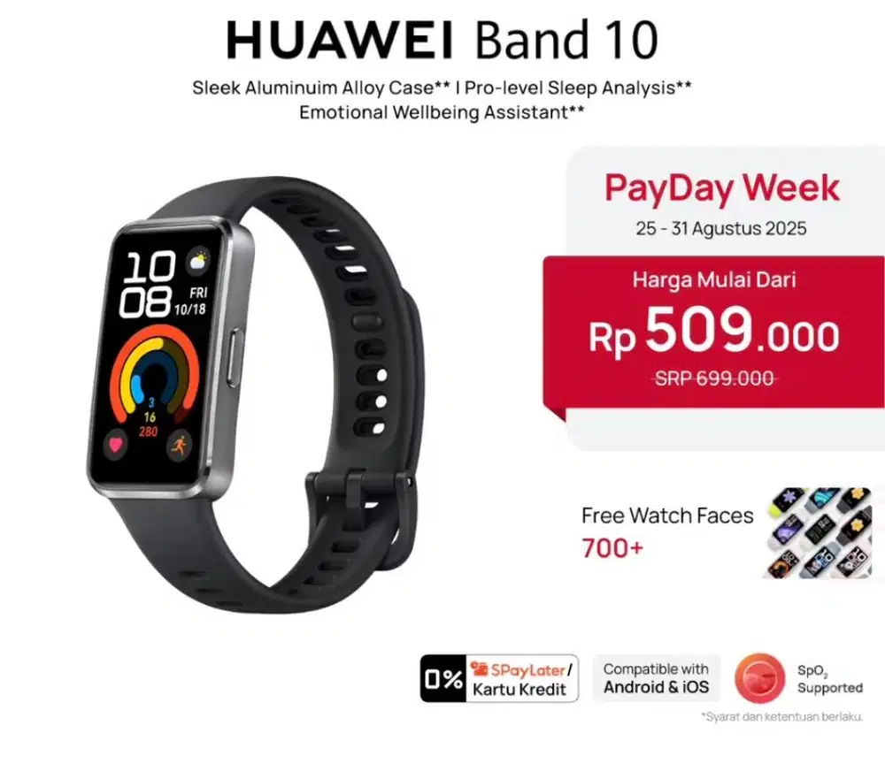Smartwatch Huawei band 10