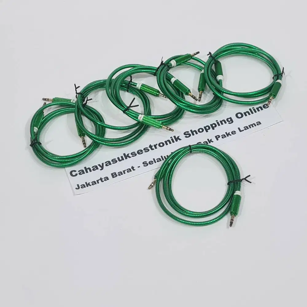 Audio Cable Connector Speaker Kabel Konektor Music Stereo Male to Male