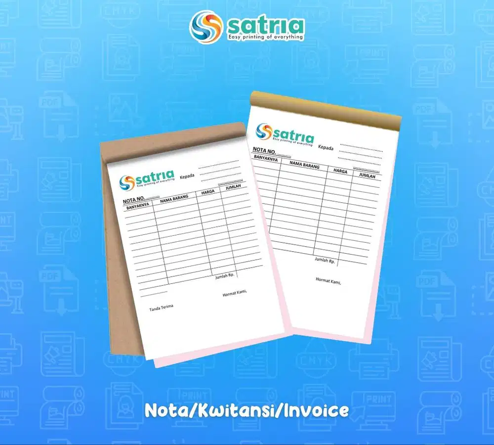 cetak nota - kwitansi - surat jalan
