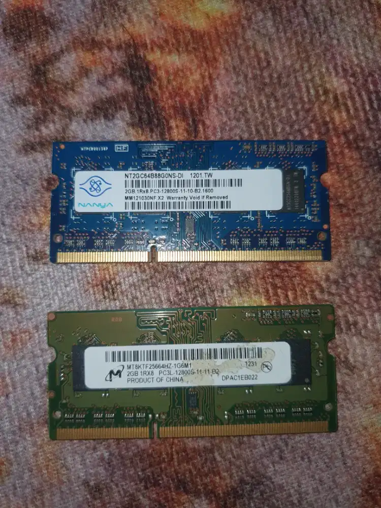 RAM laptop 2 gb DDR3