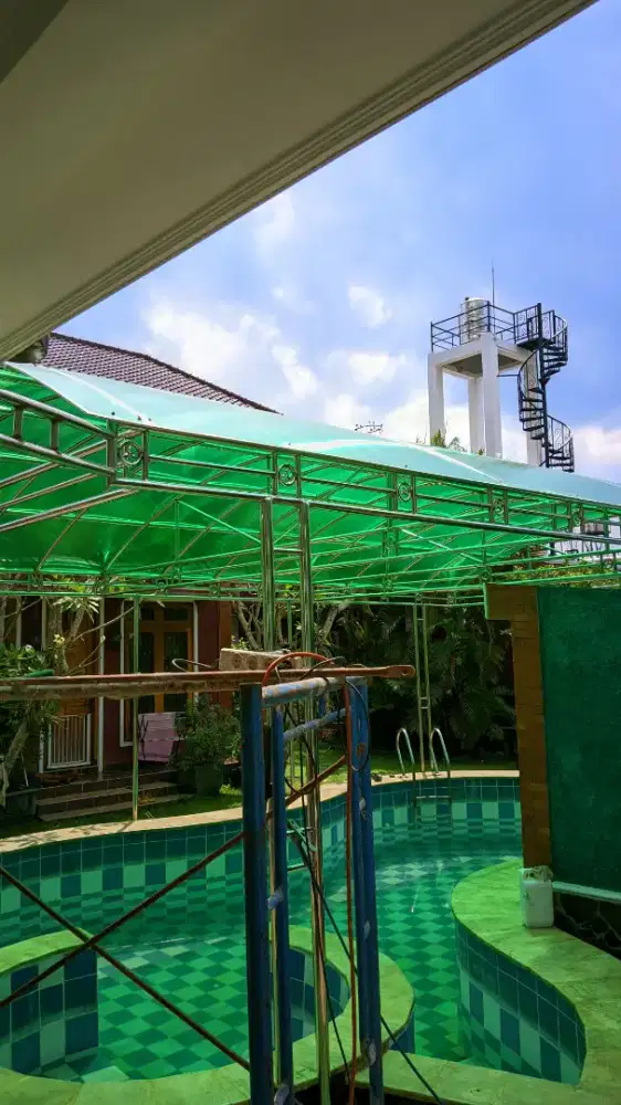 JASA PEMBUATAN CANOPY PAGAR PINTU RELING TANGGA NEONBOX TRALIS PINTU