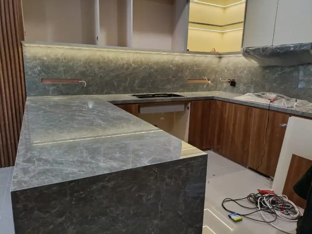 Top table meja marmer granit