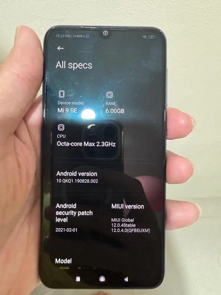 Xiaomi 9 SE 6GB RAM like new, jual rugi