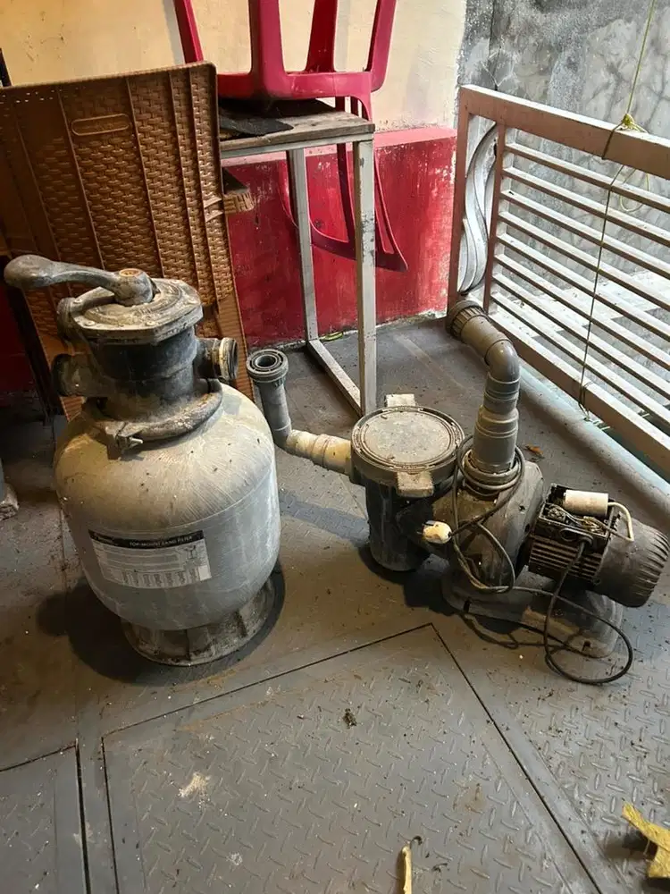 Mesin kolam renang Hayward 3/4 dab Filter emaux v350