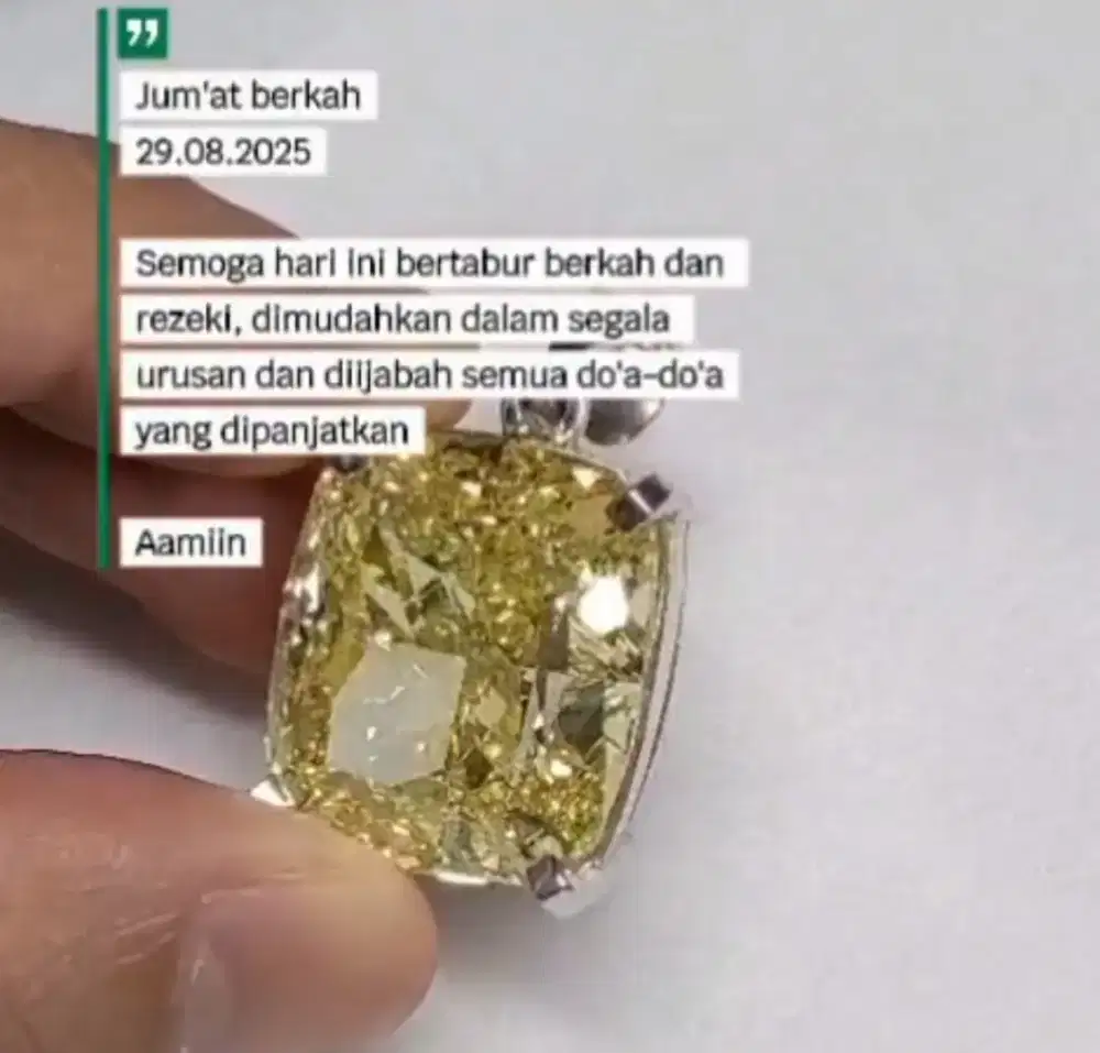 Dijual Murah berlian 50.11crat asli memo GIA