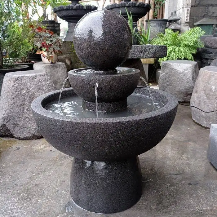 Air mancur terrazzo bowl bola