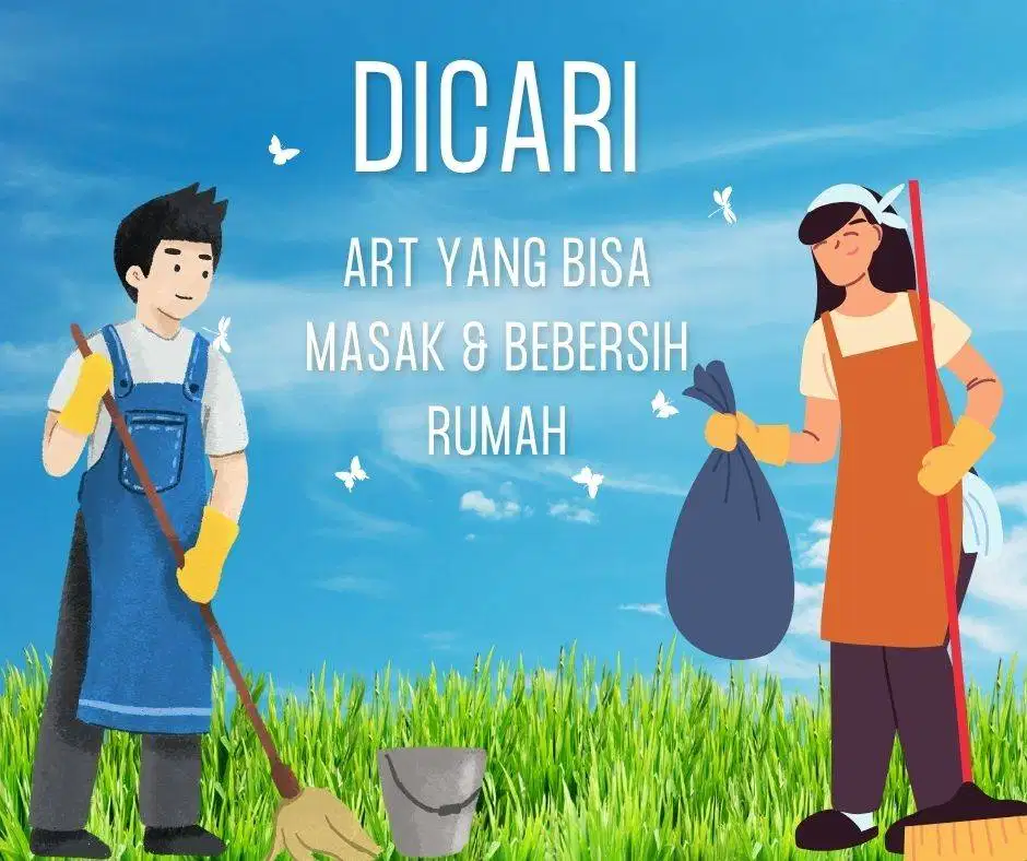 ART WANITA RESIK URUS RUMAH & MASAK UNTUK LOKASI SURABAYA