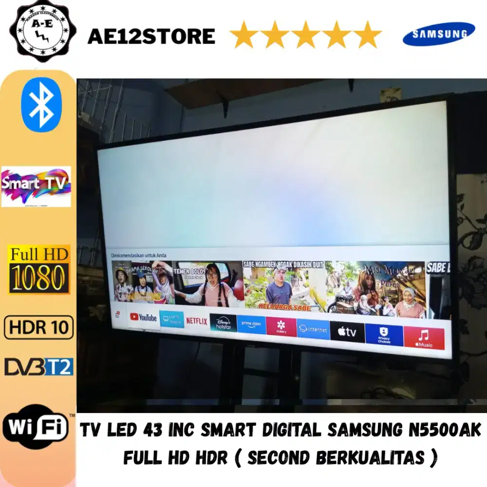 Tv led smart digital 43 inc fhd hdr 43uan5500ak