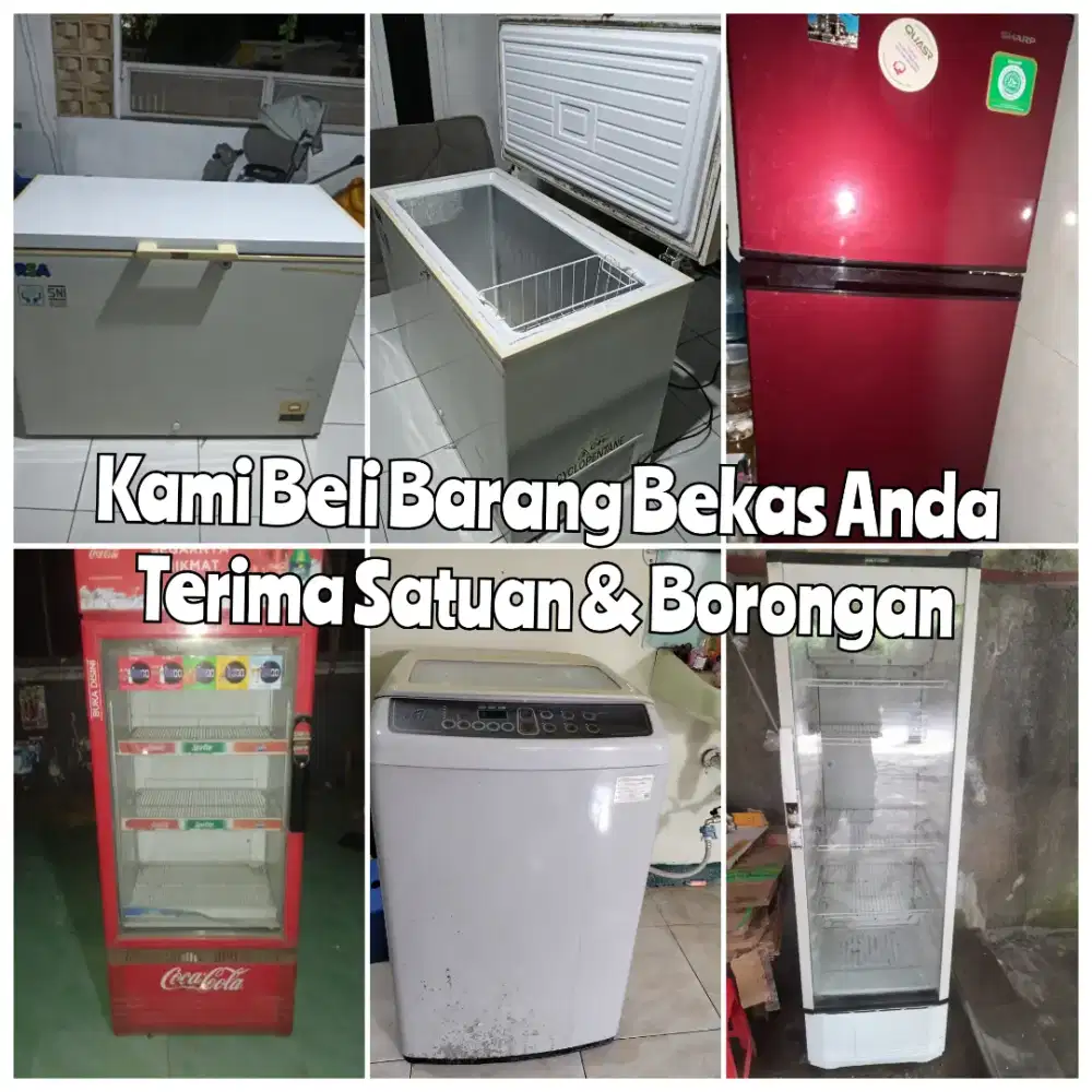 Kami Terima Terus Barkas Elektronik Kulkas Freezer Showcase dll