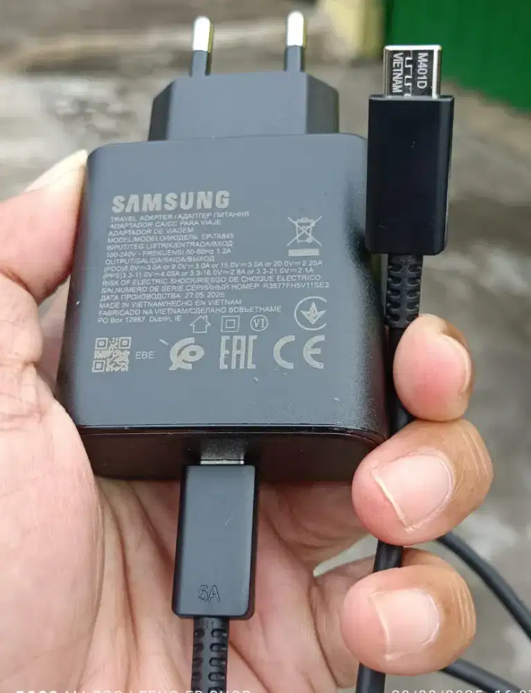 Charger Original Samsung 45W ( SUPER FAST CHARGING )