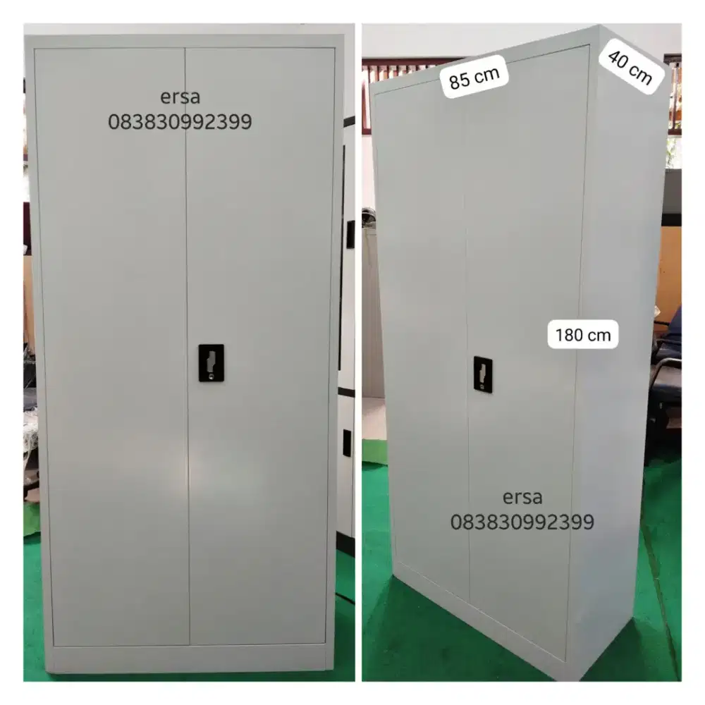 Lemari 2 pintu ayun merk Avant Lemari Besi Baru