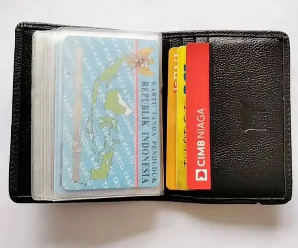 Dompet Kartu Mini Kulit Sapi (Bahan Tipis & Lentur)