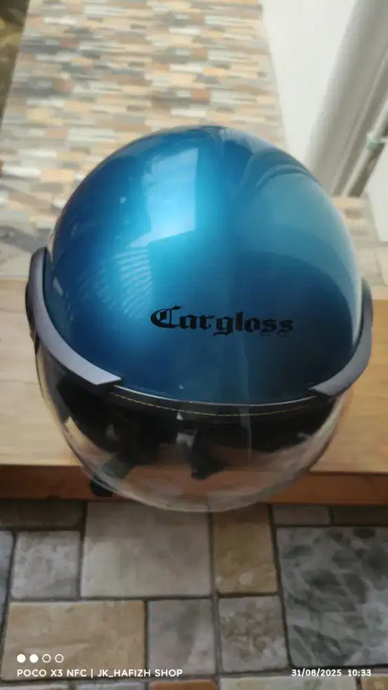Helm Cargloss warna biru