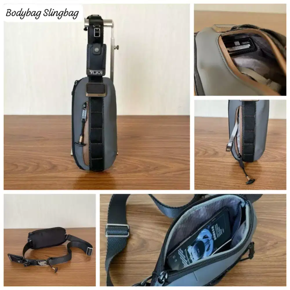 Tas Tumi Obsidian Bodybag Slingbag Utility Crossbody Men Best Seller