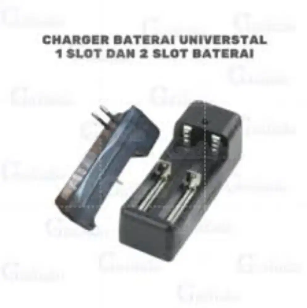 Charger baterai 18650 2slot