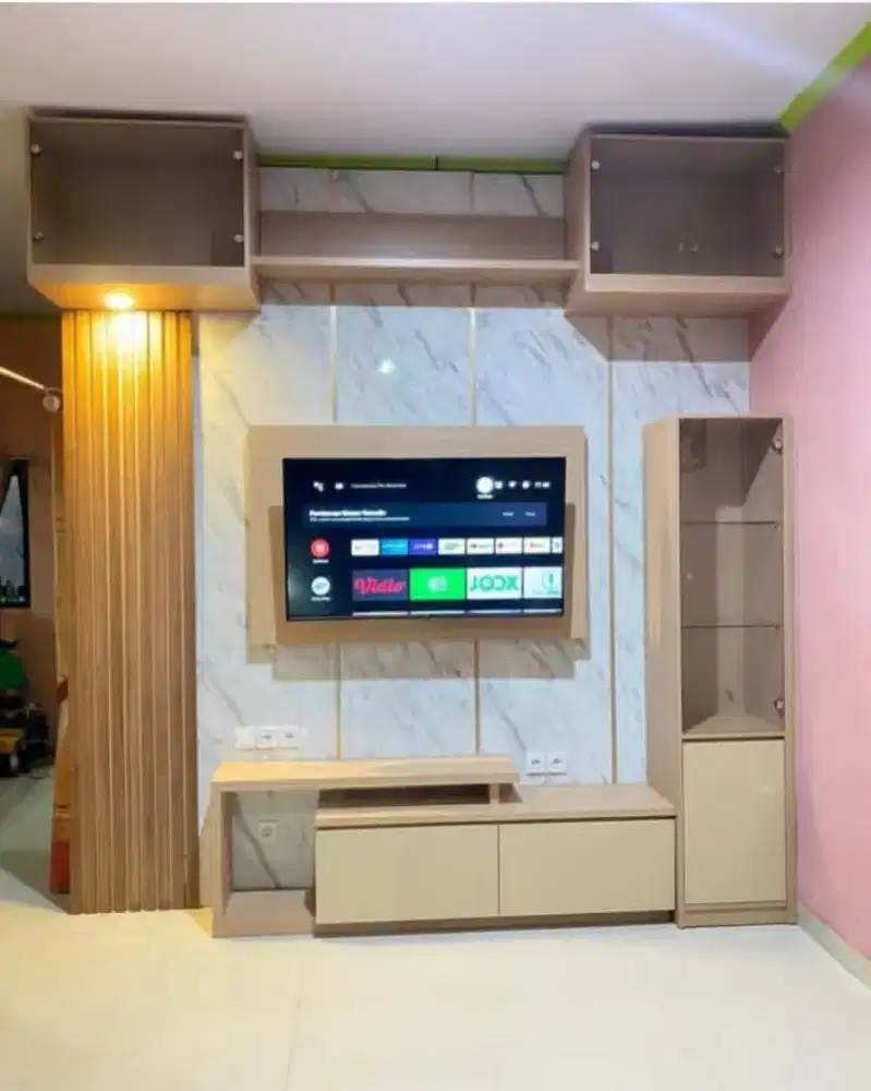 Backdrop tv minimalis