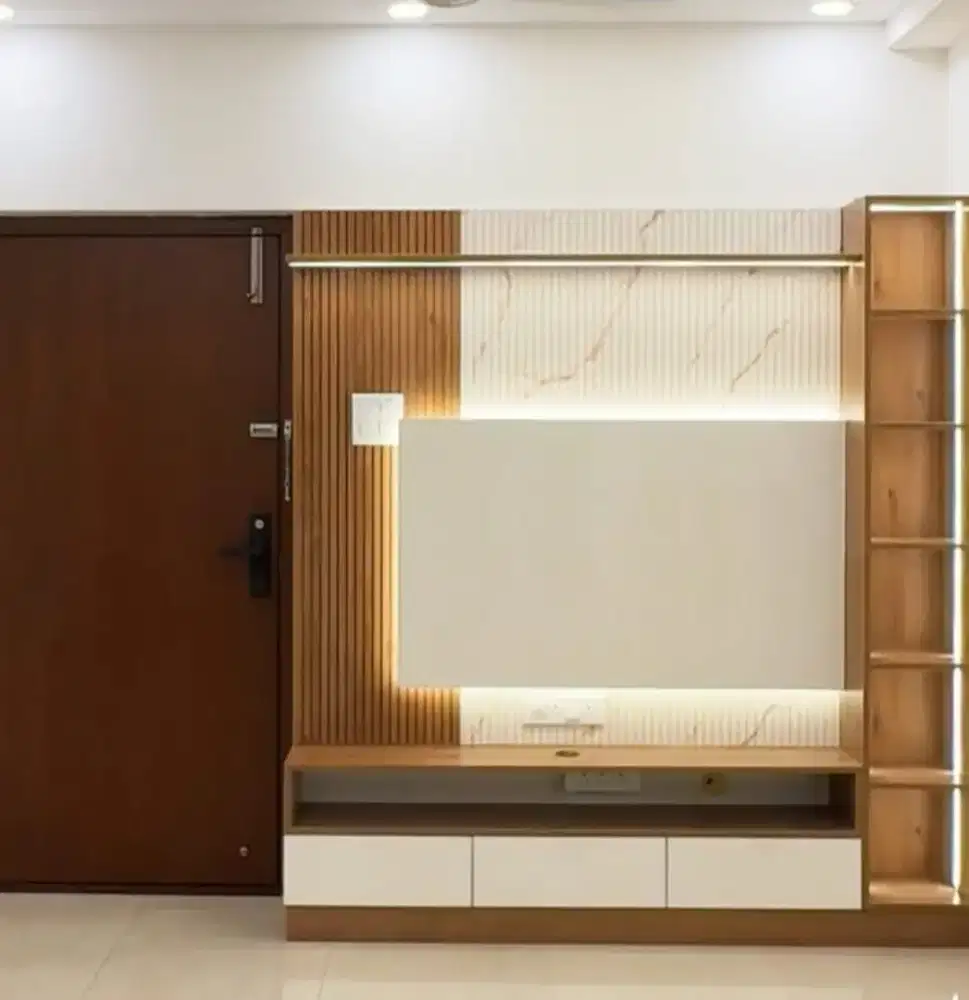 Backdrop tv minimalis