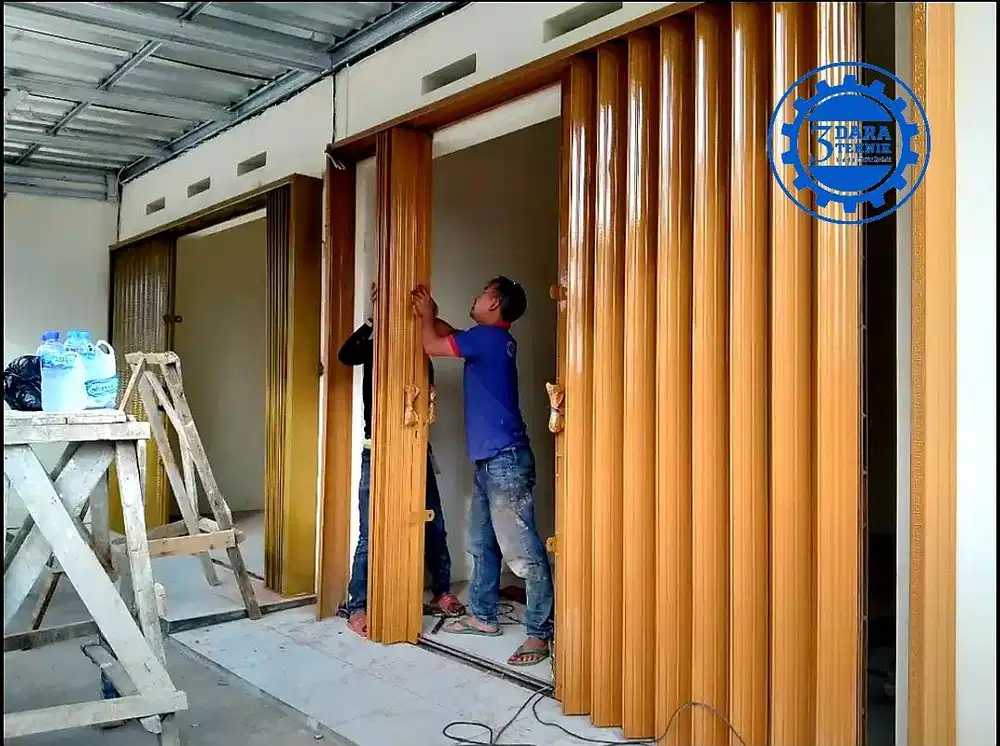 Pasang Gerbang Folding gate ruko / garasi harga terbaik, berkualitas