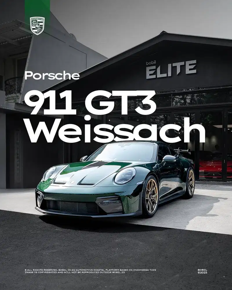 2026 NEW Porsche 911 GT3 (992.2) Weissach Package Oak Green PTS Color