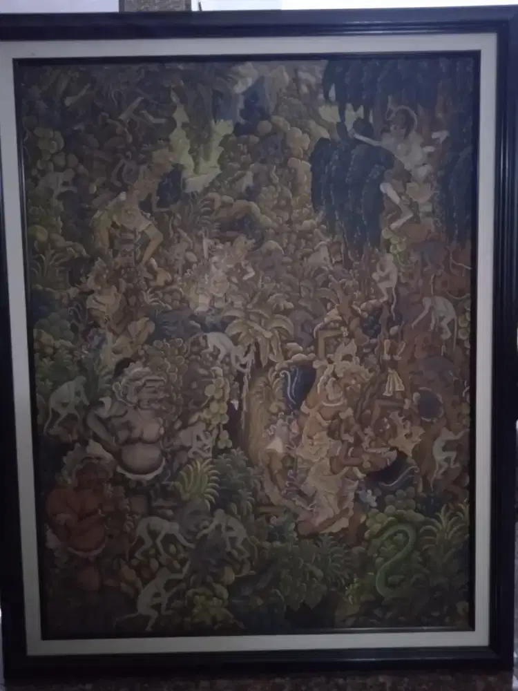 Jual lukisan antik bali