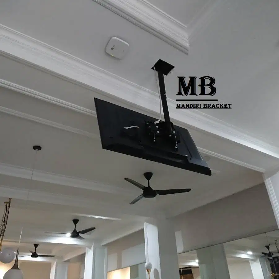 BRACKET TV LCD LEDGANTUNG PLAFON CEILING MOUNT  SIZE 15-32IN 32-49 65
