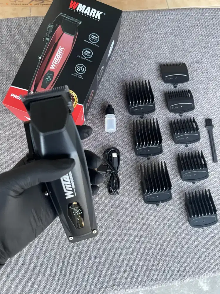 BARU WMARK BLACK ORIGINAL CLIPPER CUKUR RAMBUT