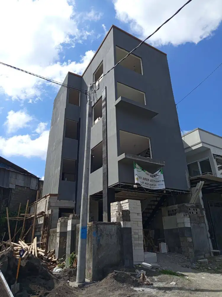 DIJUAL RUMAH MODERN 4 LANTAI DI DENPASAR BARAT DEKAT MCD TEUKU UMAR