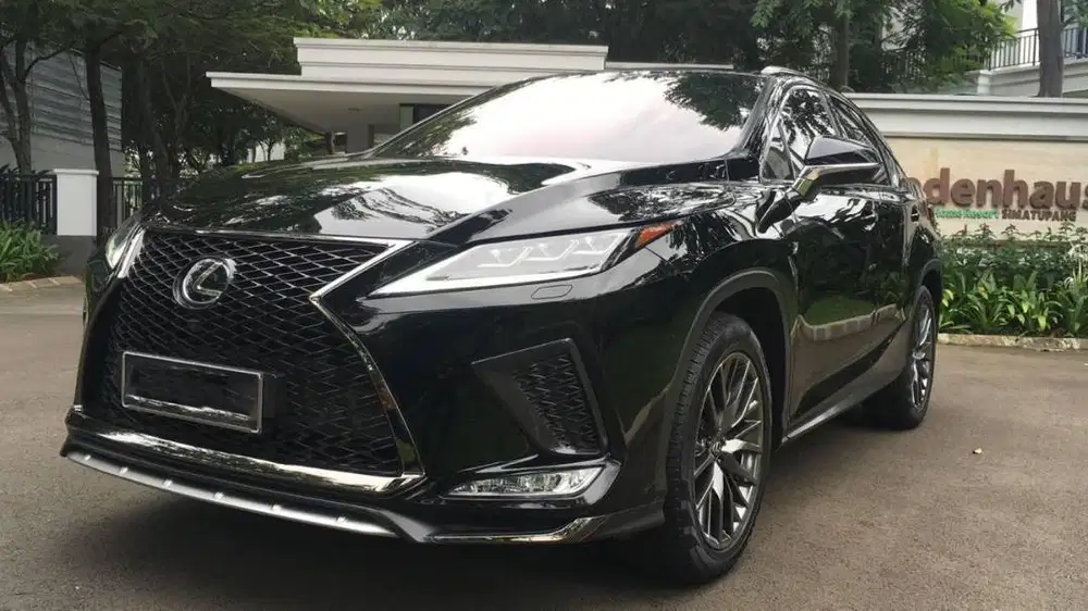 LEXUS RX300 SPORT BLACK METALLIC WITH RED INTERIOR (2021)