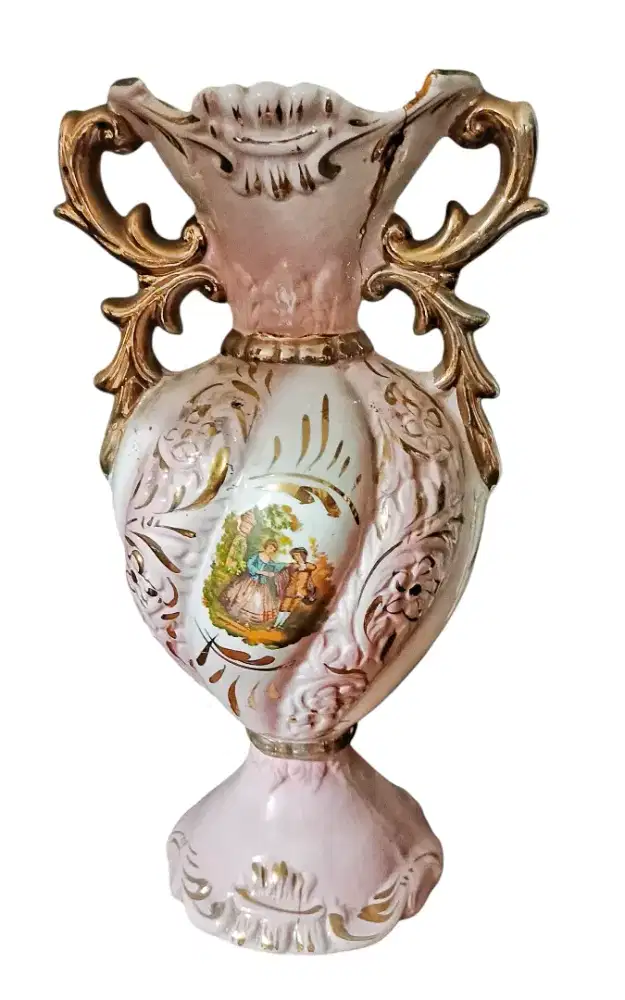Vase Porcelain Buatan Italy