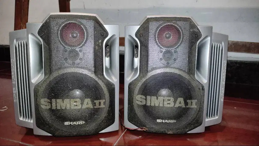 Speaker pasif sharp simba tape compo normal