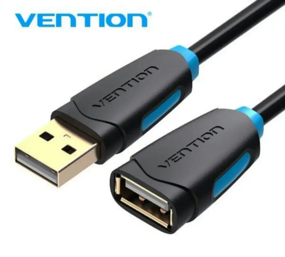 Vention USB2.0 3.0 Extension Kabel Panjang 1.5 2M Male to Female Ori
